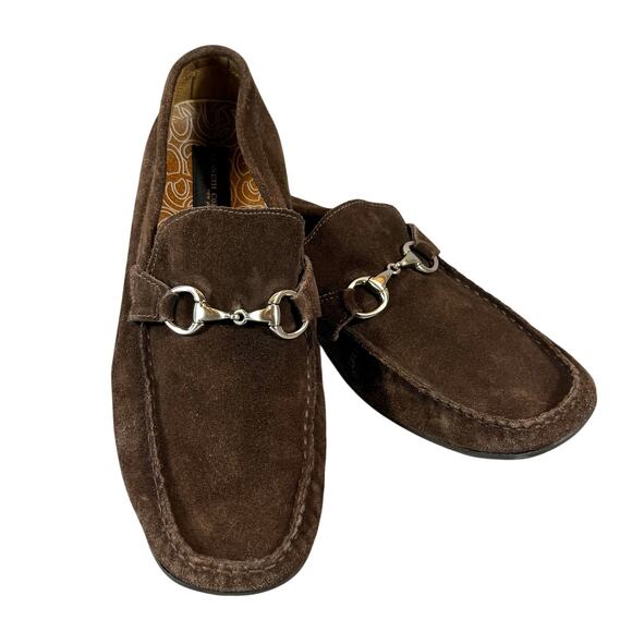 Kenneth Cole New York Leather Moc Loafers Mens 11 "Bit the Dust" - Picture 1 of 14